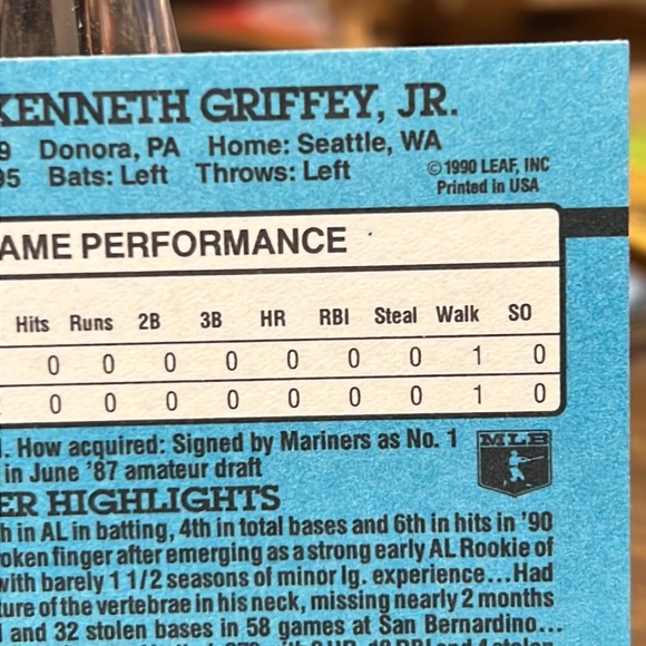 Ken Griffey 49 - Picture 3 of 3